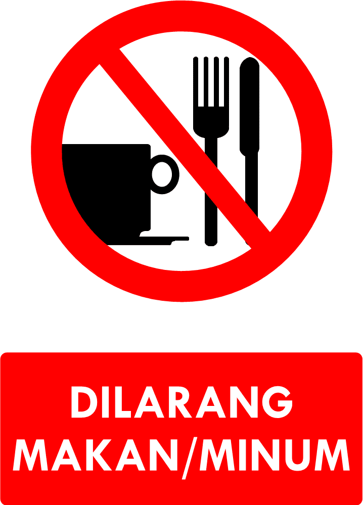 40 Gambar Rambu Larangan K3 (Prohibition sign) Download Gratis