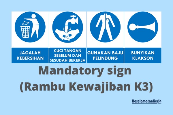 Mandatory sign